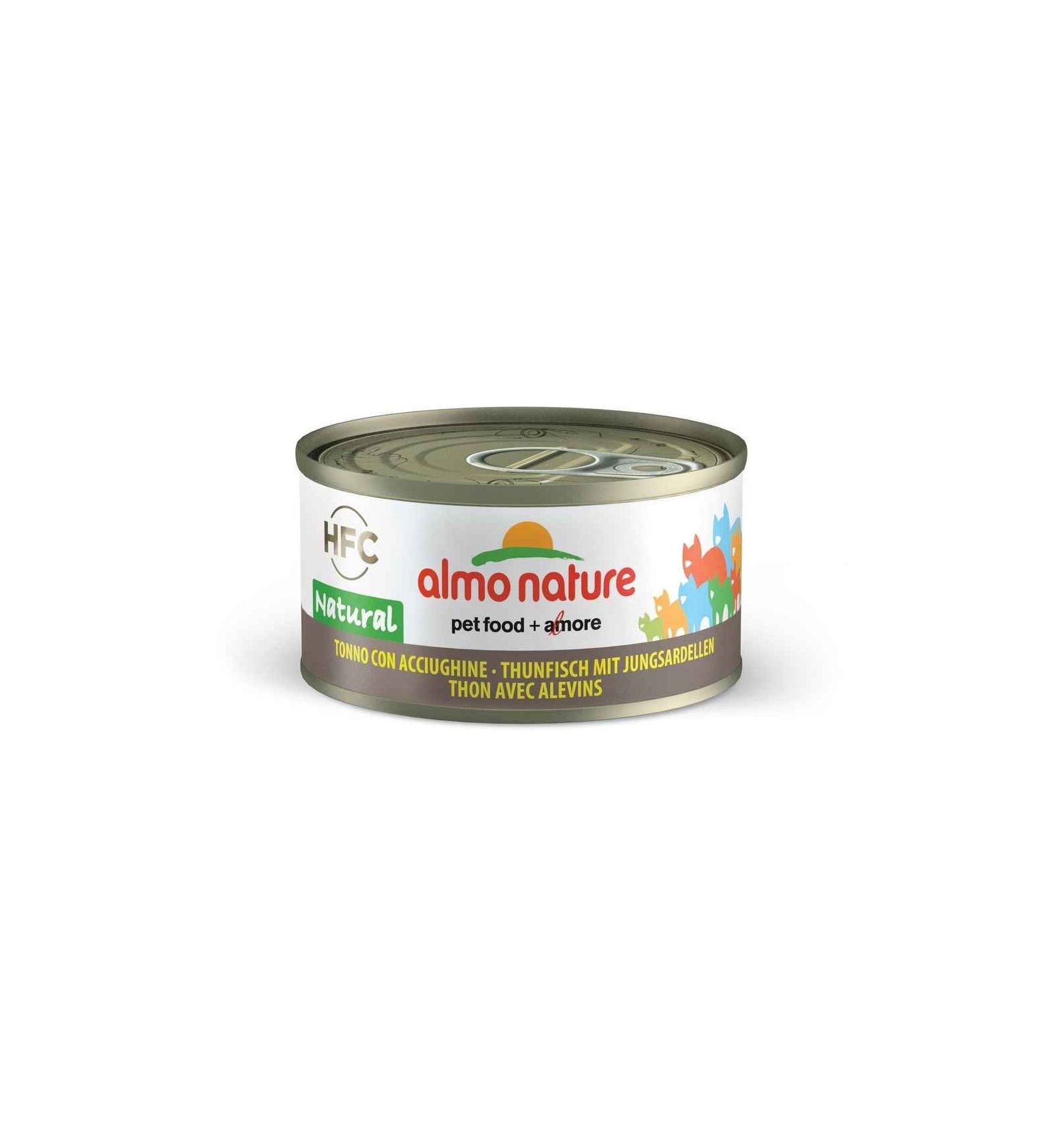 Pâtée pour chat Almo Nature - Boîte HFC Natural Thon et Alevin  Almo Nature - 1