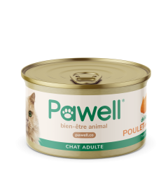Pawell - Terrine de poulet à  l'huile de Chanvre (chat) Pawell - 1