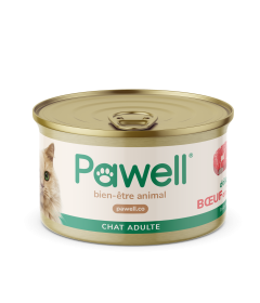 Pawell - Terrine de boeuf à  l'huile de Chanvre (chat) Pawell - 1