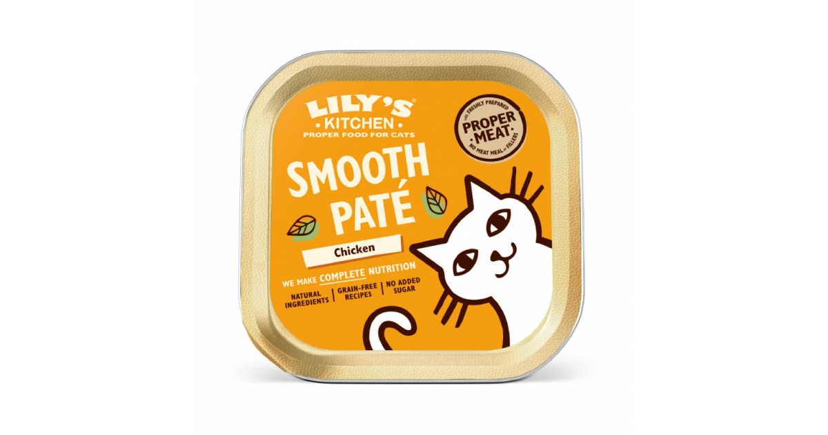 Pâtées pour chats Lily's Kitchen - Délice de Poulet - Smooth Paté Chicken  Lily's Kitchen - 1