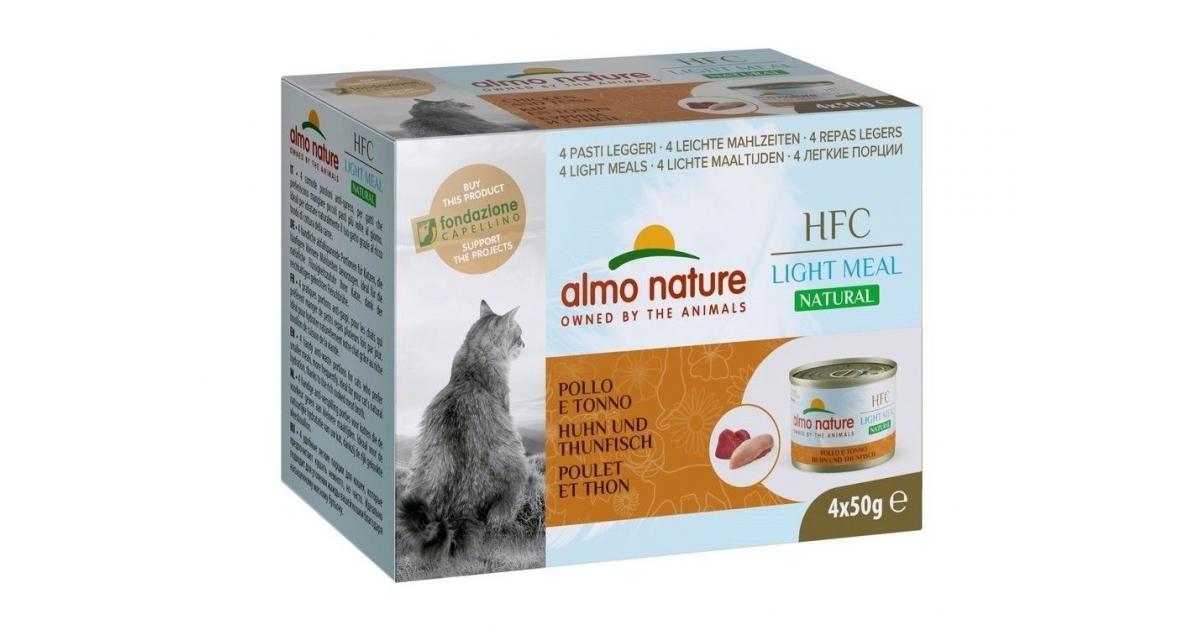 Almo Nature - HFC Natural light poulet thon multipack 4x50g  Almo Nature - 1