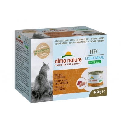Almo Nature - HFC Natural light poulet thon multipack 4x50g Almo Nature - 1