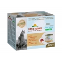 Pâtée pour chat Almo Nature - HFC Natural light thon crevettes multipack 4x50g Almo Nature - 1
