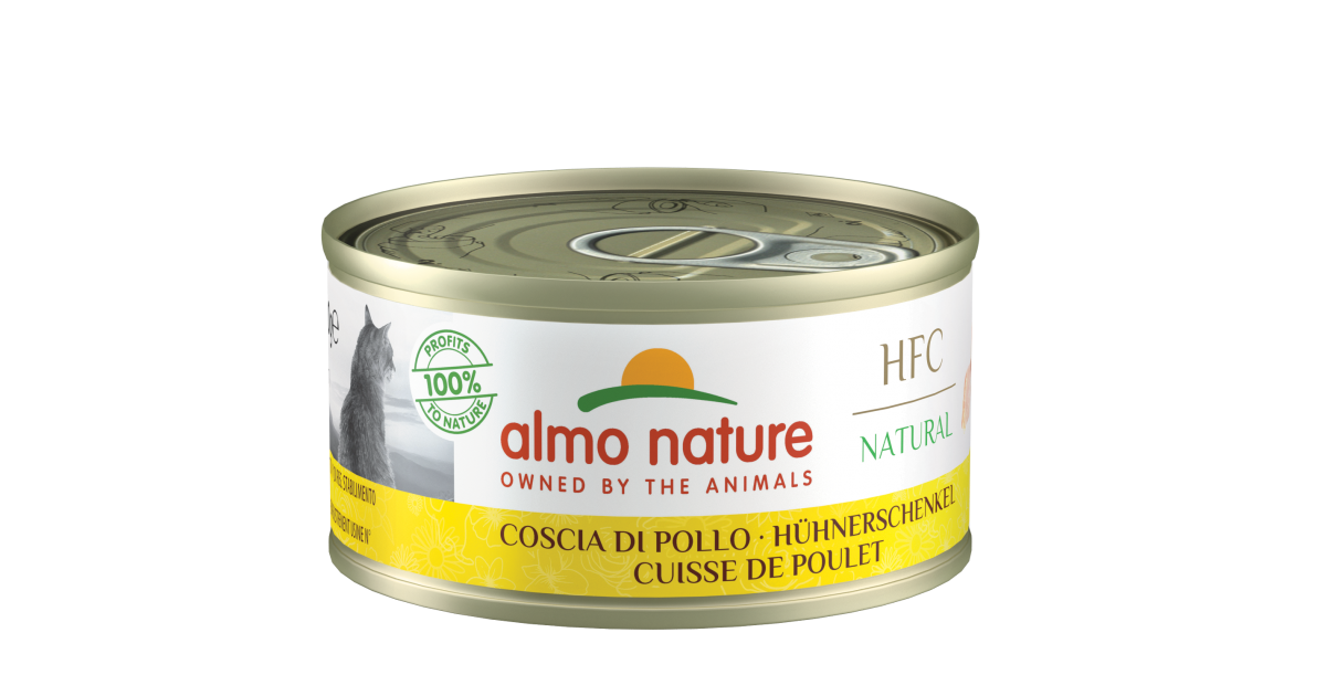 Pâtée pour chat Almo Nature - Boite HFC Natural Cuisse de poulet Almo Nature - 1