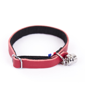 Accessoire de promenade pour chats - Collier chat cuir  Feutrine  Martin Sellier - 1