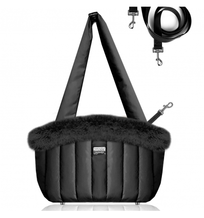 Sac de transport pour chiens - Sac à fourrure NANOUK Milk & Pepper - 1