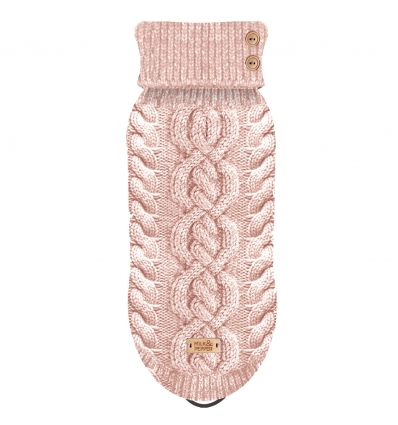 Pull pour chiens - Pull en torsade DONOVAN Milk & Pepper - 12