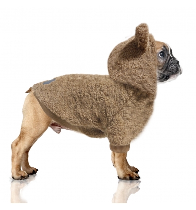 Sweat à capuche avec fourrure AYDEN  Milk & Pepper - 2