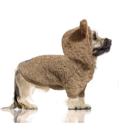 Sweat à capuche avec fourrure AYDEN  Milk & Pepper - 3