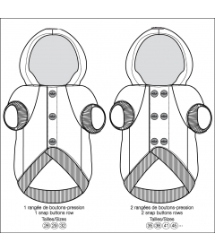 Sweat à capuche avec fourrure AYDEN  Milk & Pepper - 6