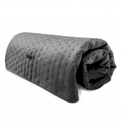 Plaid en velours OPERA Milk & Pepper - 2