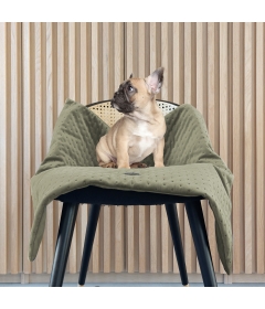 Plaid en velours OPERA Milk & Pepper - 6