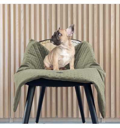 Plaid en velours OPERA Milk & Pepper - 6