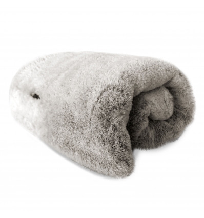 Couchage pour chiens - Plaid en fourrure / velours OPERA Milk & Pepper - 4