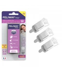 Diffuseur anti stress chat: Feliway help recharge (pack 3 cartouches)