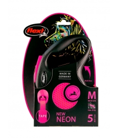 Laisse pour chien - Laisse Flexi Néon