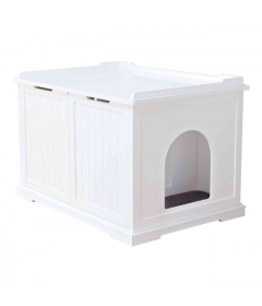 Cabine de toilette chat