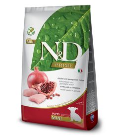 Croquettes pour chiots: Farmina - N&D Prime - Chiot Mini - Poulet Grenade