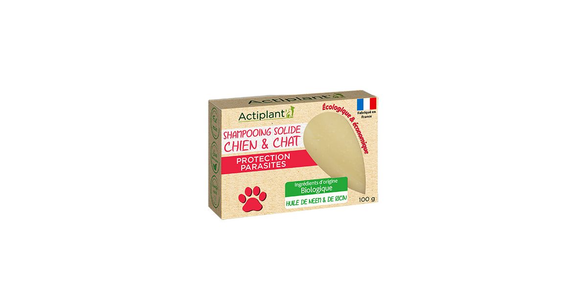 Actiplant - Shampoing solide antiparasitaire
