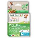 Actiplant - 3 Pipettes antiparasitaires et apaisantes pour chiens 