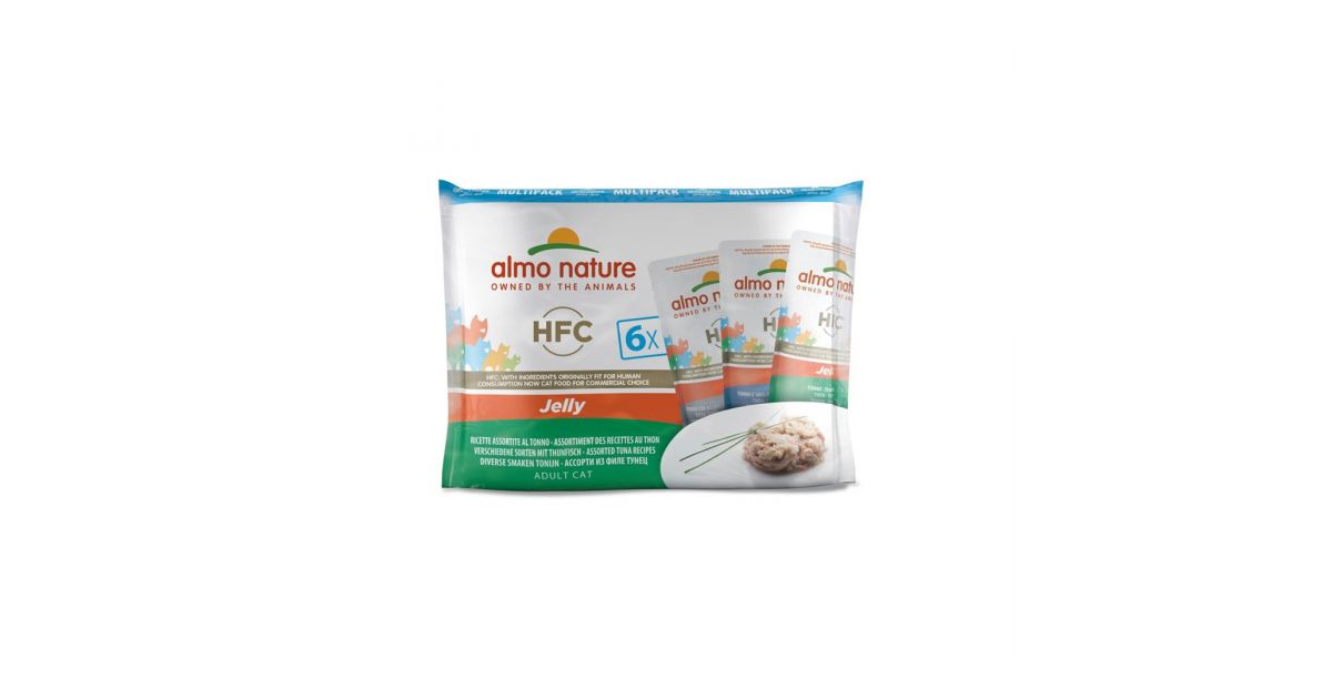 Almo Nature - Multipack Sachet de Thon varié 6x55g