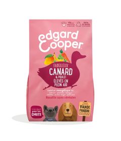 Edgar Cooper - Croquettes Canard et poulet élevés en plein air - Chiot