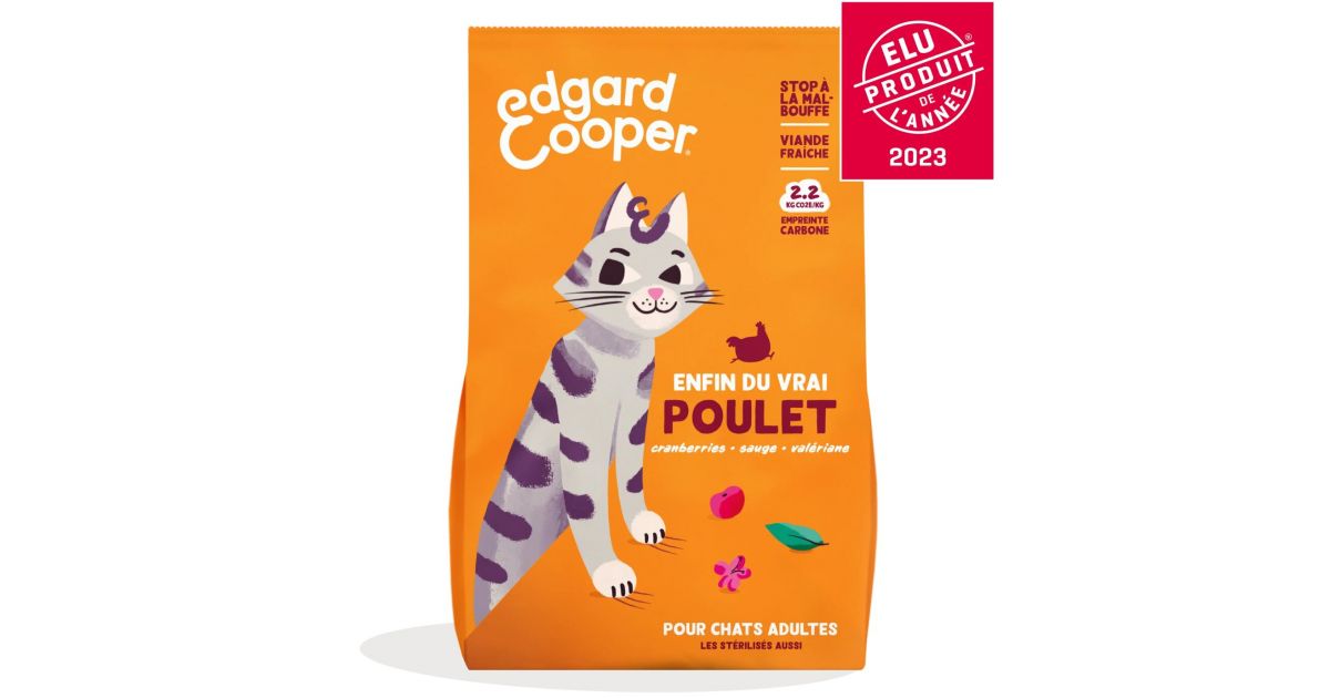 Edgar Cooper - Croquettes Poulet frais - Chat Adulte