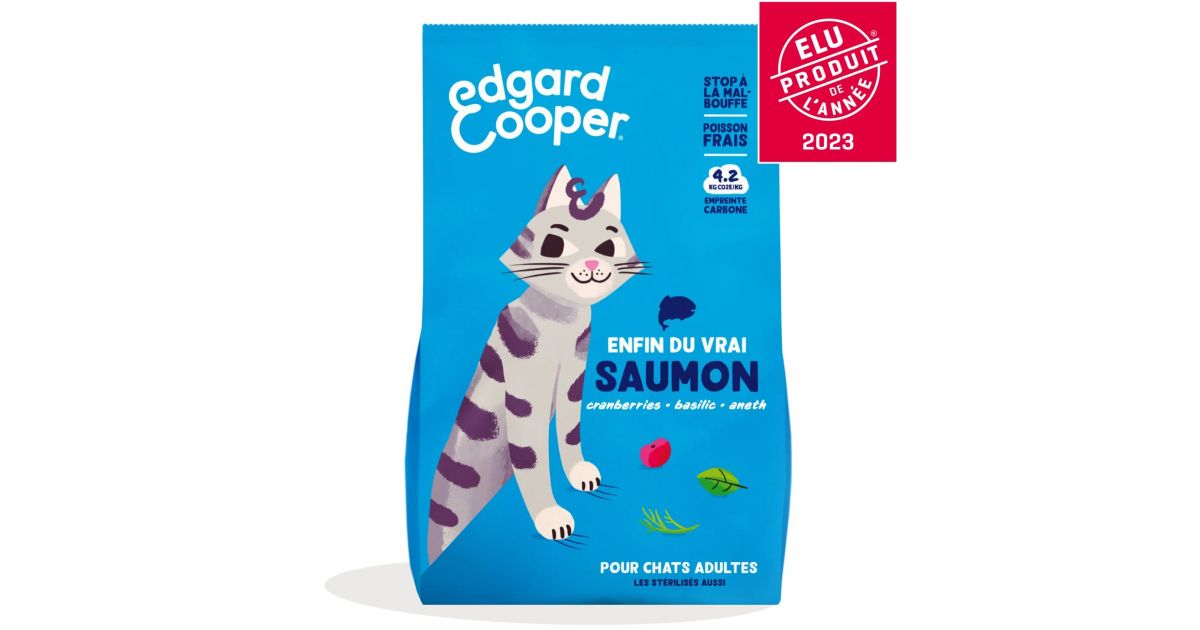 Edgar Cooper - Croquettes Saumon - Chat Adulte
