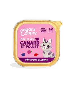 Edgar Cooper - Paté Canard et Poulet - Chaton