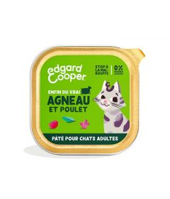 Edgar Cooper - Paté Agneau et Poulet - Chat Adulte