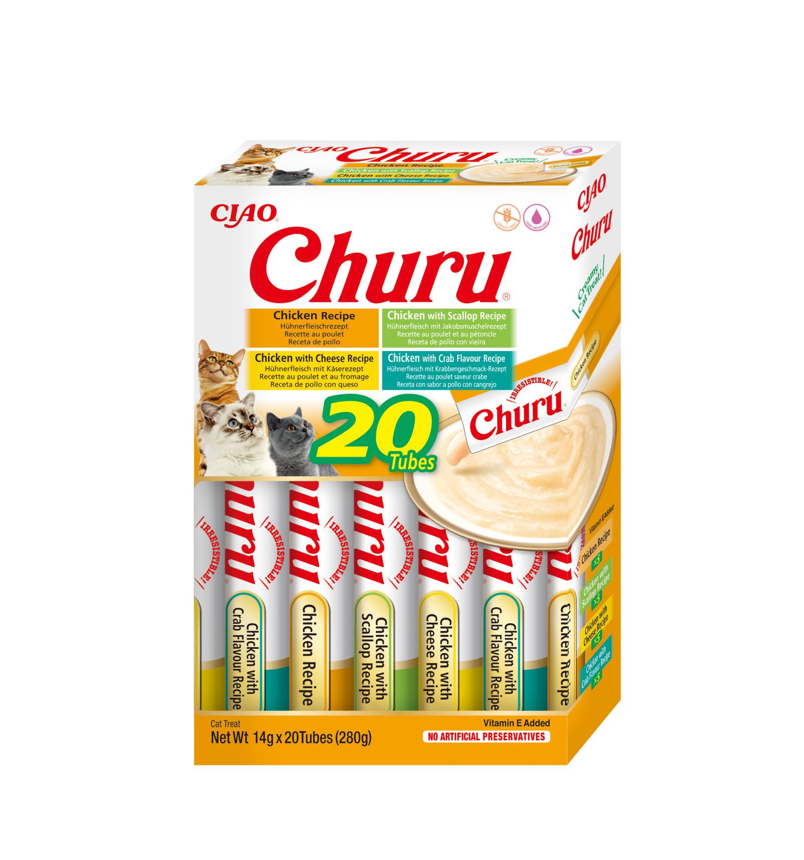 Churu - 20 tubes variété Thon