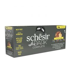 Schesir - Multipack 12 x 80g After Dark Complete Chicken Velvet (Boites)