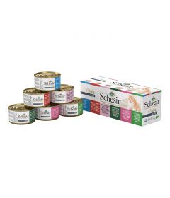 Schesir - Multipack6 x 85g Thon multi saveurs en gelée (boites)