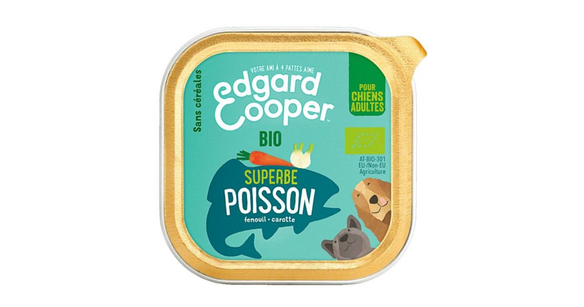 Edgar Cooper - Paté Bio Poisson - Chien