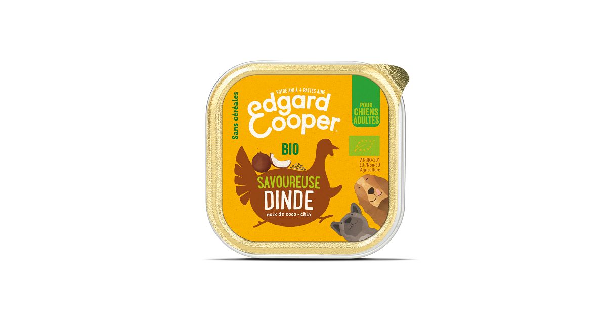 Edgar Cooper - Paté Bio Dinde - Chien