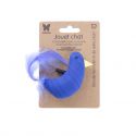 jouet poule bleu plume