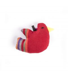 jouet oiseau rouge