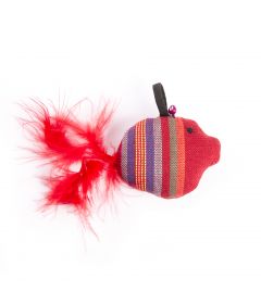 Jouet poisson bulle rouge