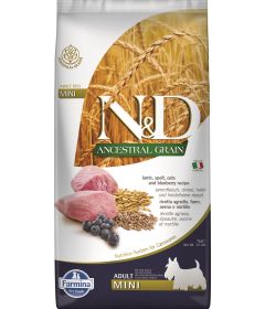 Farmina - N&D Ancestral Grain - Chien Adult Mini - Agneau myrtille