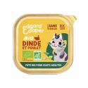 Edgar Cooper - Paté BIO Dinde - Chat Adulte