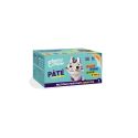 Edgar Cooper -8x85g Chat Multipack patés de Saumon, poulet, dinde, agneau