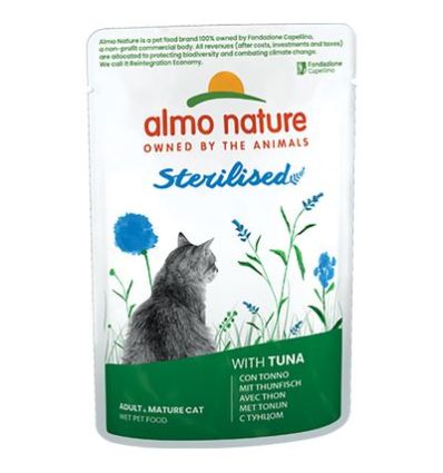 Almo Nature - Pochon 70 g Thon Sterilised