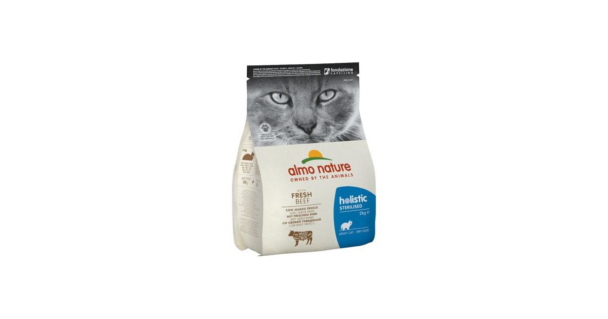 Almo Nature - Croquettes Chat Boeuf Frais
