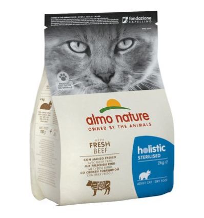 Almo Nature - Croquettes Chat Boeuf Frais