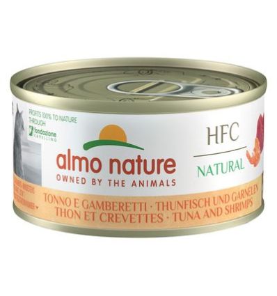 Almo Nature - Boite HFC mousse - Thon crevette