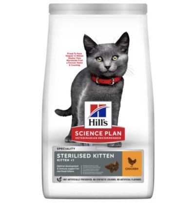 Hill's Science Plan - Sterilised Kitten Poulet
