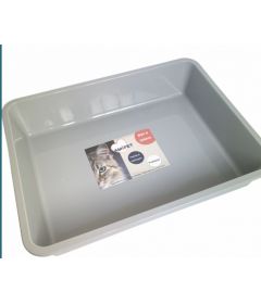 Bac à litière Simple mini DEMA 43x33x9 gris