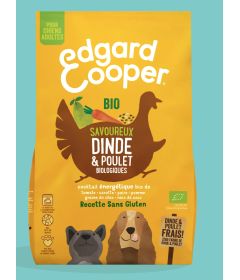 Edgar Cooper - Croquettes Bio Dinde et Poulet - Chien adulte