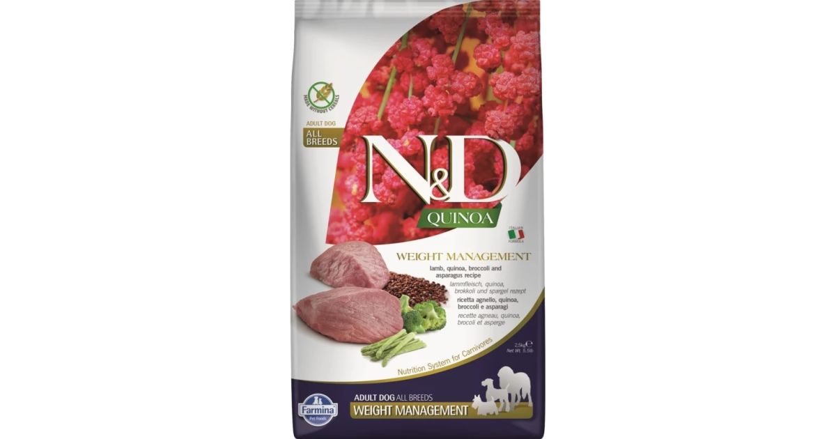 Farmina - N&D Quinoa Weight Management - Chien Adult Mini - Agneau