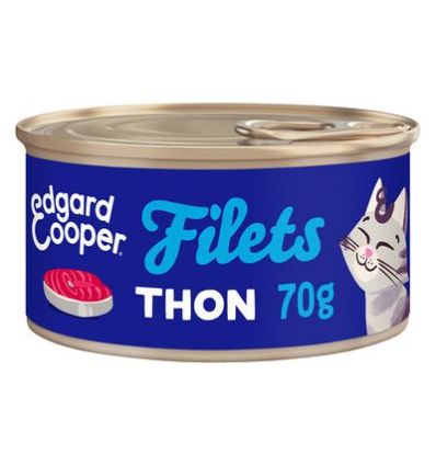Edgar Cooper - Filets de thon - Chat Adulte